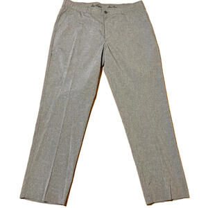 Ben Hogan Dress Pants Mens 36x30 Gray Slim Straight Stretch Golf Casual Wear